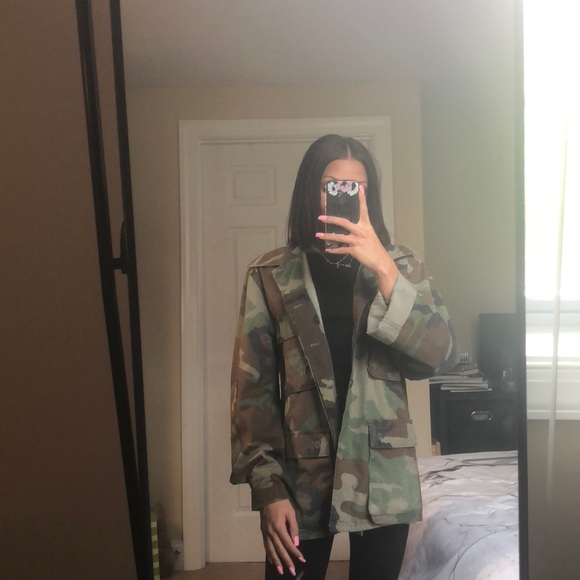 Oversized camo utility jacket - Picture 5 of 6